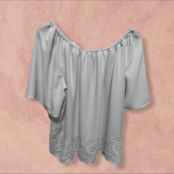 Ann Taylor Loft Romantic Off The Shoulder Top - Picture 3 of 6